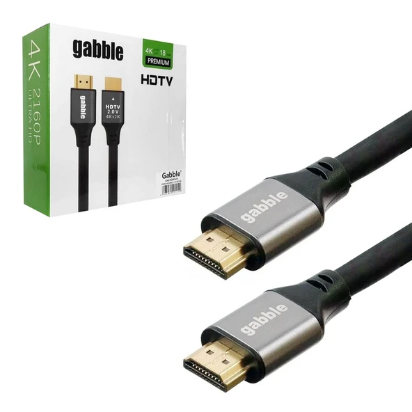 Gabble Hdmi Kablo GAB-HDMI415  2.0V 2K 4K 15 Metre ürün görseli 1