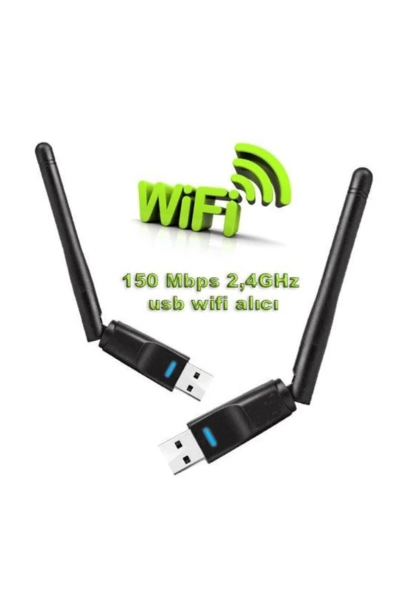Usb Wifi 150 Mbps 2,4ghz Kablosuz Wireless Usb Adaptör - Resim 2
