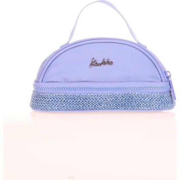 KAUKKO CRESCENT WICKER KALEM ÇANTASI (SOFT FLORAL) ürün görseli 1