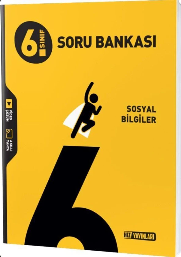 6. Sınıf Sosyal Bilgiler Soru Bankası Hız Yayınları ürün görseli 1