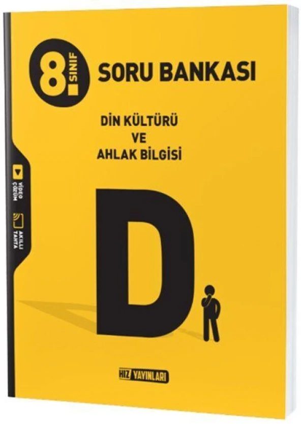 8. Sınıf LGS Din Kültürü ve Ahlak Bilgisi Soru Bankası Hız Yayınları ürün görseli 1