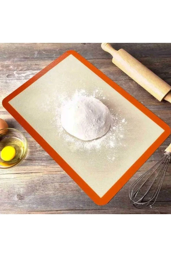 Yanmaz yapışmaz yıkanabilir silikon pişirme matı (1 Alana 1 Bedava) ürün görseli 1