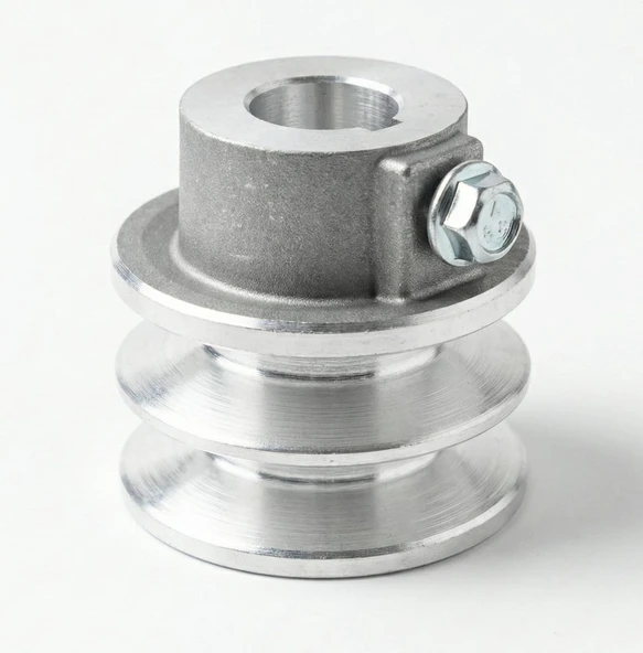 İlaçlama Makinası Motor Kayış Kasnağı Çift Kanal 19 mm ürün görseli 1