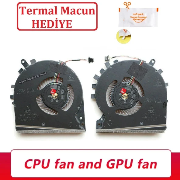 Hp Pavilion Gaming 15-DK2056nt işlemci CPU, Ekran Kartı GPU Fanı, Sağ-Sol SET (1 Takım Fan) ürün görseli 1