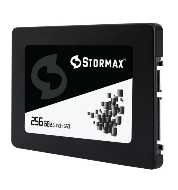Stormax Black Series SMX-SSD30BLCK/256GB 550-530MB/s SATA 3.0 2.5" 256 GB SSD ürün görseli 1