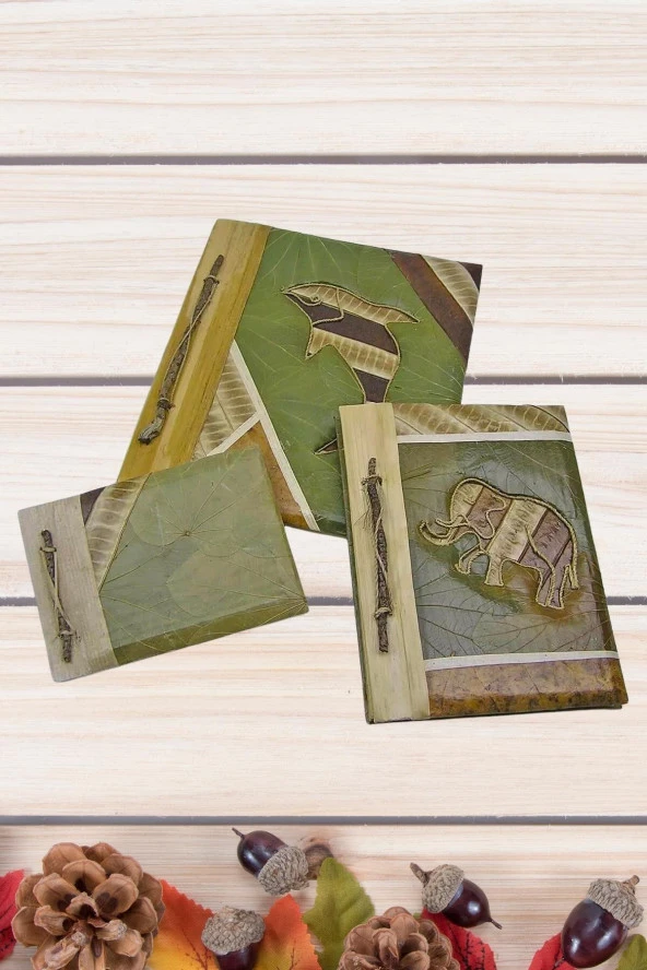 Küçük Boy Papirüs Defter 17 cm - Resim 10