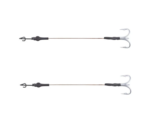 Balzer 13936 Silikon Yemler İçin Çelik Telli Rigs 7cm 2'li Paket 50-300gr Zokalar İçin ürün görseli 1