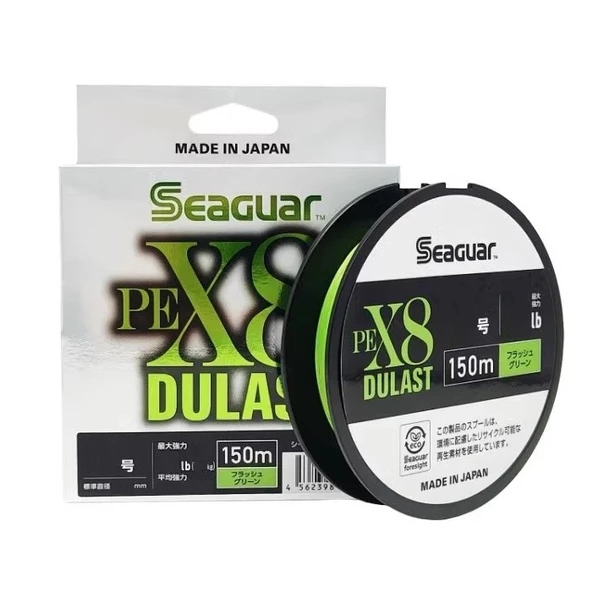 Seaguar Dulast PE 8 Örgü Spin İp Misina 150mt Flash Green ürün görseli 1