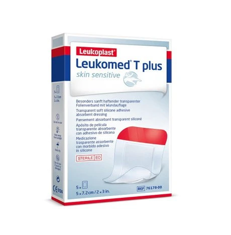 Bsn Leukomed T Plus Pedli Transparan Film Yara Örtüsü 5cm x 7,2cm 5'li ürün görseli 1