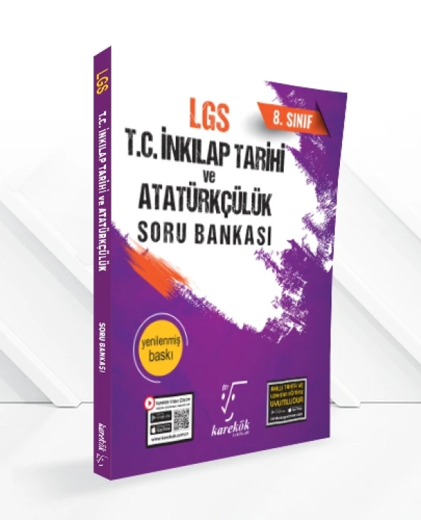 Karekök Yayınları 8.Sınıf LGS TC İnkılap Tarihi ve Atatürkçülük Soru Bankası ürün görseli 1