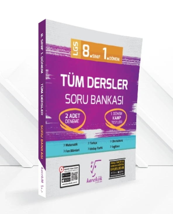 Karekök Yayınları 8. Sınıf LGS Tüm Dersler 1. Dönem Soru Bankası ürün görseli 1