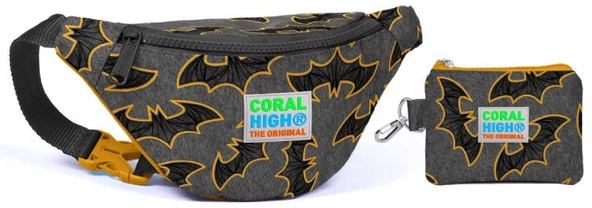 Coral High Yarasa Baskılı Bel Çantası Seti - Erkek Çocuk ürün görseli 1