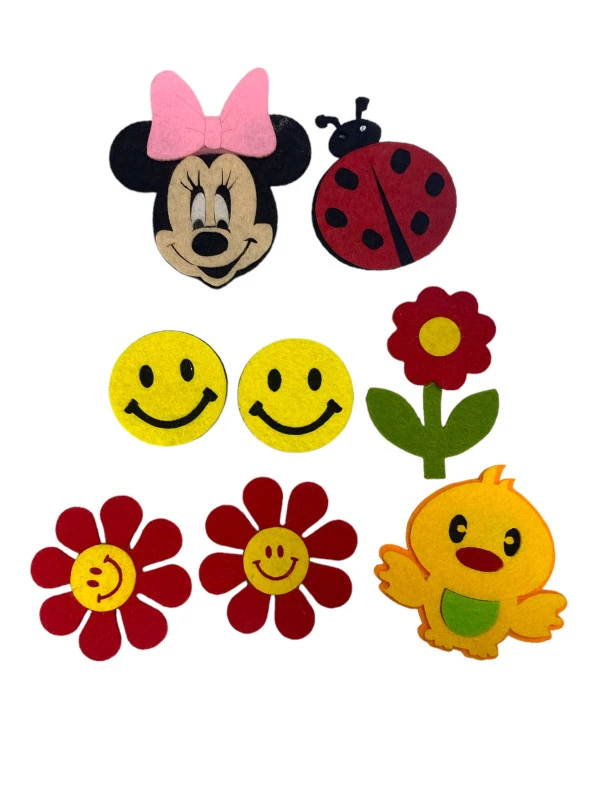 Esmay Keçe Figürler 8 Li ( 5 - 9 Cm ) ürün görseli 1