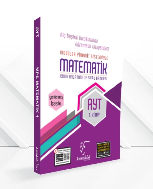Karekök Yayınları AYT Matematik Konu Anlatımlı Soru Bankası 1. Kitap ürün görseli 1