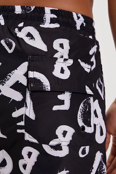 Bad Bear Bling Night Men's Swimwear - Resim 4