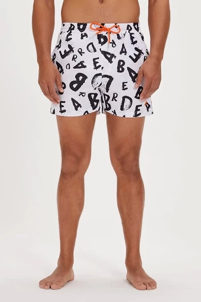 Bad Bear Bling Off-White Men's Swimwear ürün görseli 1