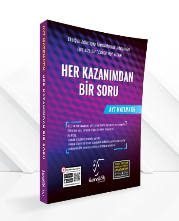 Karekök YKS AYT Matematik Her Kazanımdan Bir Soru Karekök Yayınları ürün görseli 1