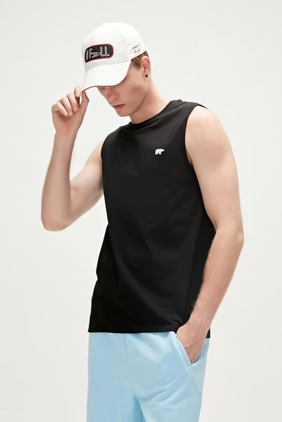 Bad Bear Rowan Black Men's Tank Top - Resim 2