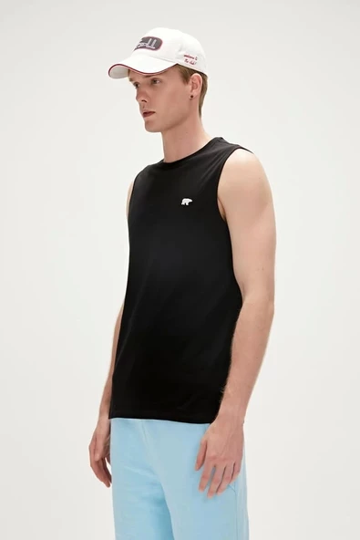 Bad Bear Rowan Black Men's Tank Top - Resim 3