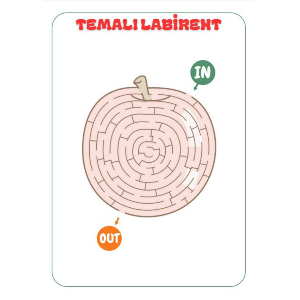Temalı Labirent Bulmaca Kitabı (60 Süper Labirent) - Resim 2