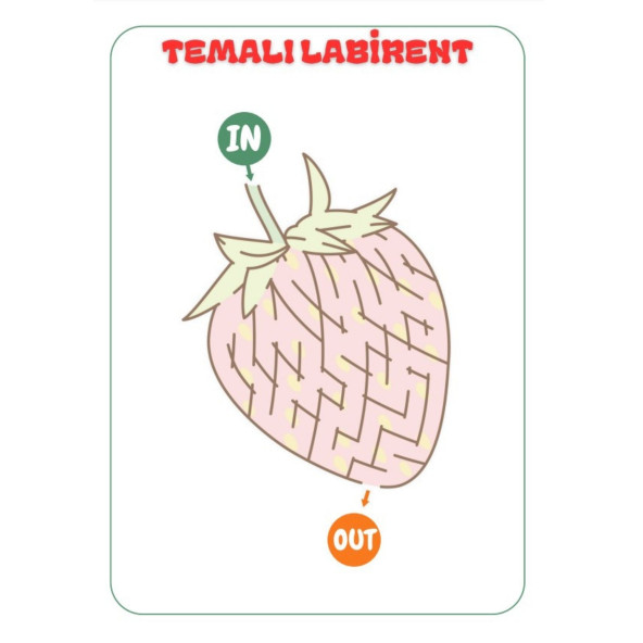 Temalı Labirent Bulmaca Kitabı (60 Süper Labirent) - Resim 4
