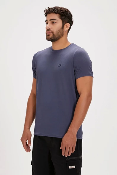 BAD BEAR Frank Elemental Blue Basic Men's T-Shirt ürün görseli 1