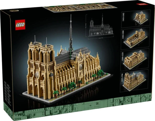 Lego Architecture 21061 Notre-Dame De Paris - Resim 2