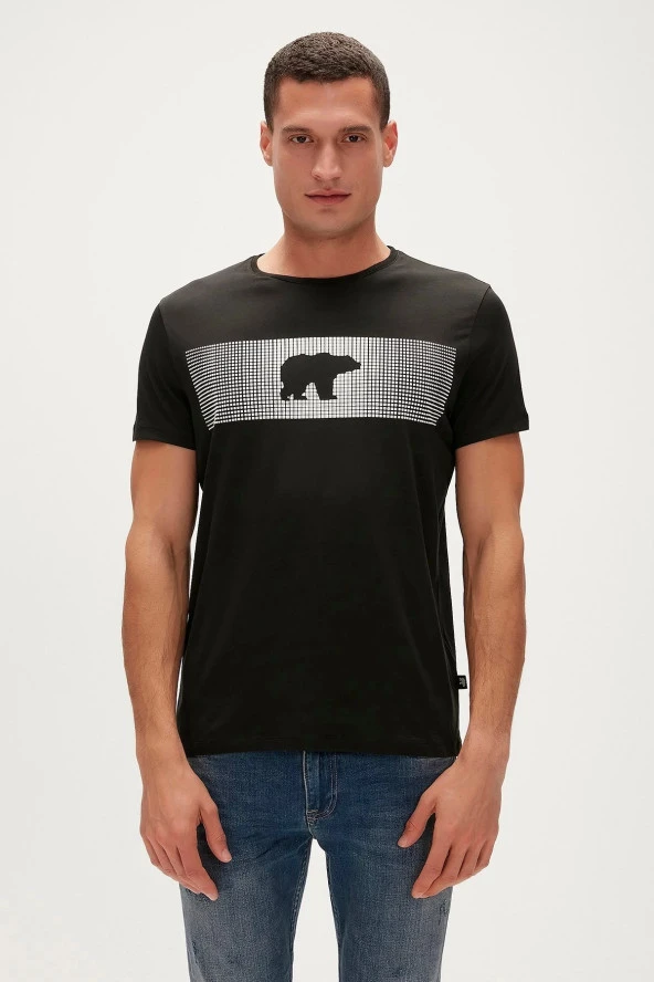 BAD BEAR Fancy Black Men's T-Shirt ürün görseli 1