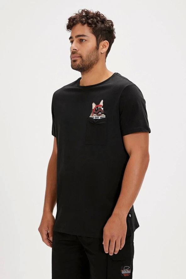 BAD BEAR Gotcha Night Men's T-Shirt - Resim 2