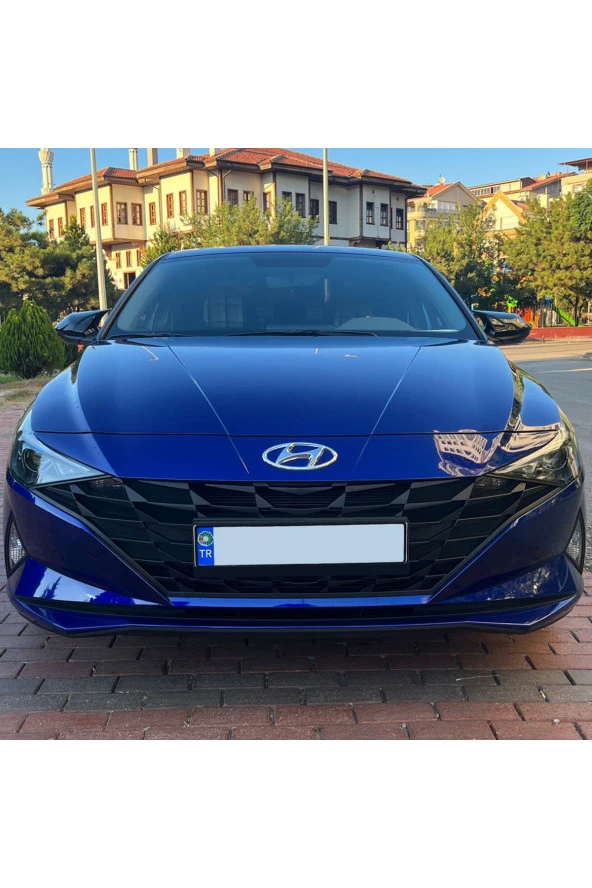 Hyundai Elantra Sinyalli Batman Yarasa Ayna Kapağı Piano Black 2021 Sonrası ürün görseli 1