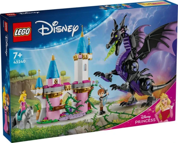 Lego Disney 43240 Maleficent's Dragon Form And Aurora's Castle ürün görseli 1
