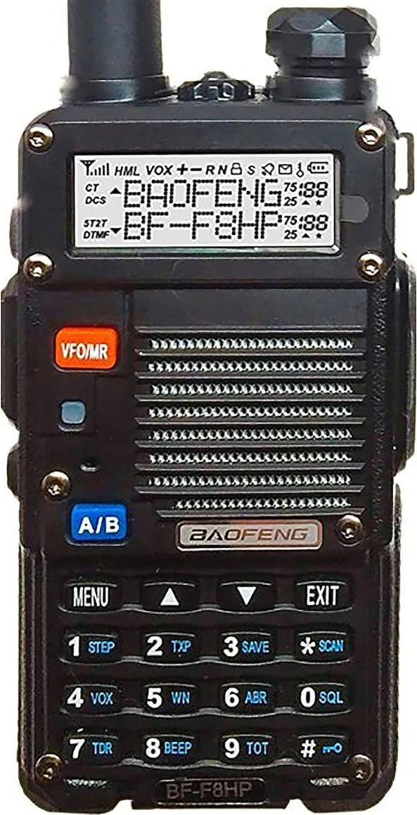 Valkyrie Baofeng BF-F8HP Dual Band 8 Watt Profesyonel El Telsizi - 3. Nesil UV-5R ürün görseli 1