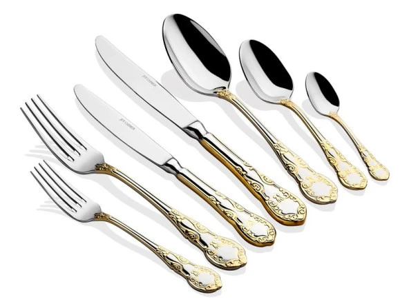 Lamodore Excellence Cutlery Çatal Kaşık Seti 89 Parça 1CUT-001-AG ürün görseli 1