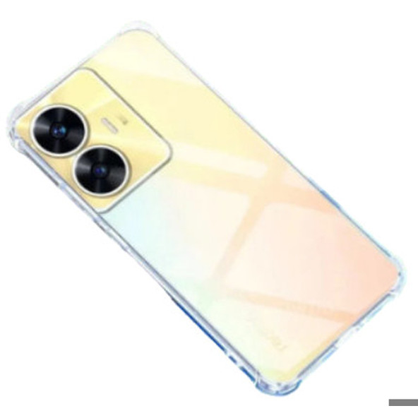 Realme C55 Uyumlu Şeffaf Yumuşak Kılıf Kamera Ve Ekran Çıkıntılı ürün görseli 1