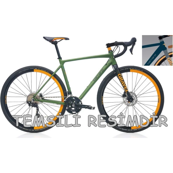 Carraro Gravel G0 16 Vites Shimano Claris Yol Yarış Gezi  Bisikleti 55 MAVİ ürün görseli 1
