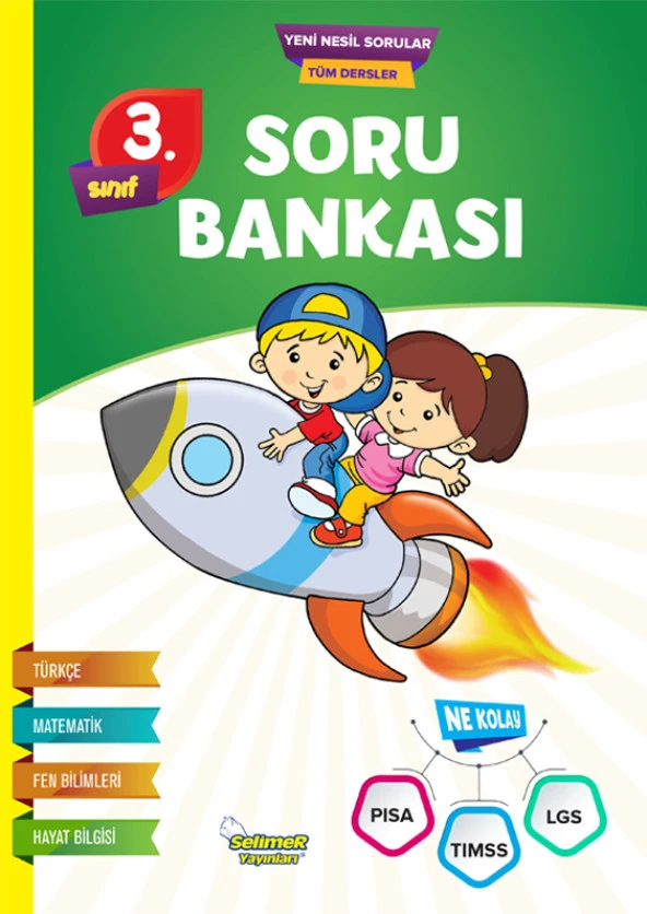 Selimer Yayınları Tüm Dersler 3. Sınıf Ne Kolay Soru Bankası ürün görseli 1