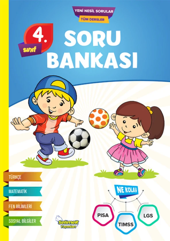Selimer Yayınları Tüm Dersler 4. Sınıf Ne Kolay Soru Bankası ürün görseli 1