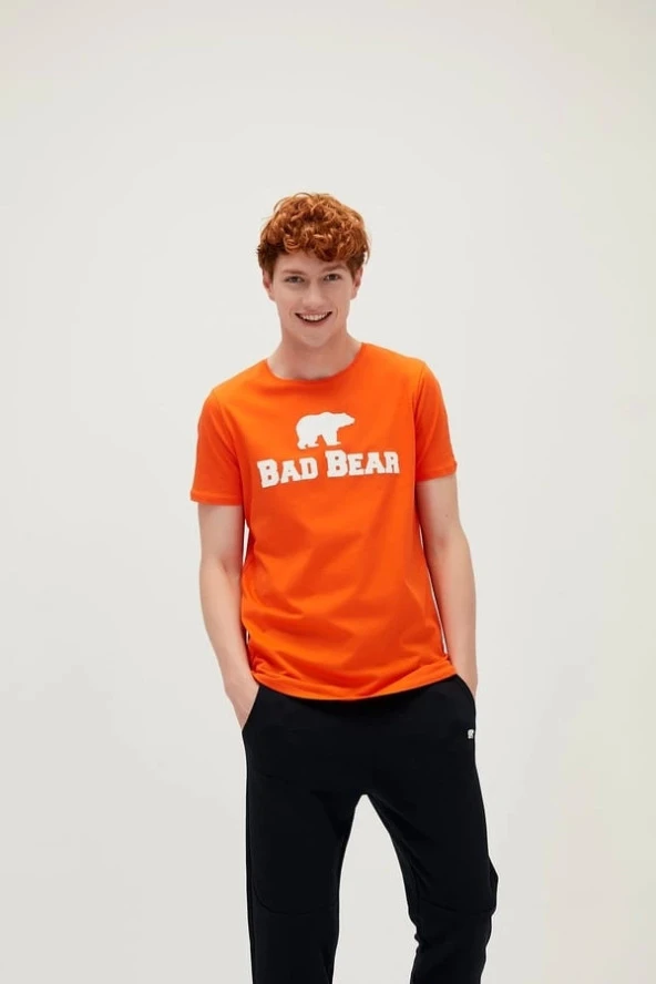 Bad Bear Tee Turuncu Erkek Tişört - Resim 2