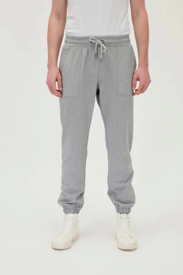 Bad Bear Dublin Grey Melange Men's Pants ürün görseli 1