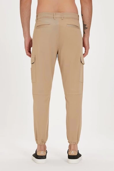 Memphis Bej Kargo Cepli Erkek Pantolon - Resim 3