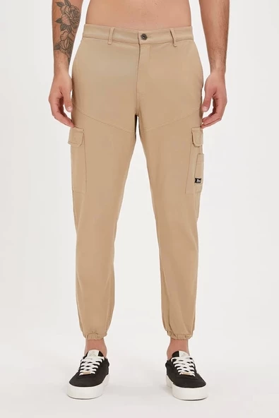 Memphis Bej Kargo Cepli Erkek Pantolon - Resim 2