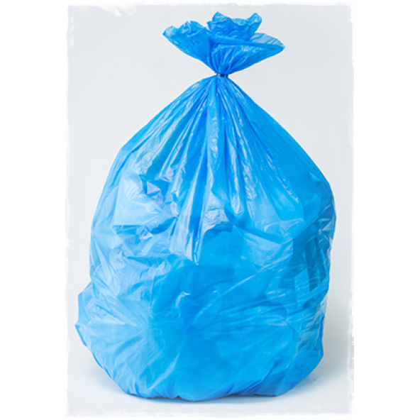 Çöp Torbası Jumbo Boy 10'lu X 5 Rulo Mavi Çöp Poşeti - Resim 5