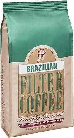Kurukahveci Mehmet Efendi Brazilian Filtre Kahve 250 G ürün görseli 1
