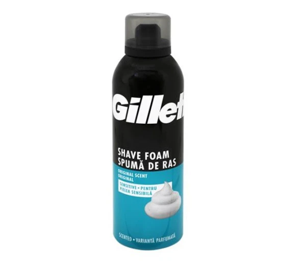 Gillette Tıraş Köpüğü 200ml Hassas Ciltler ürün görseli 1