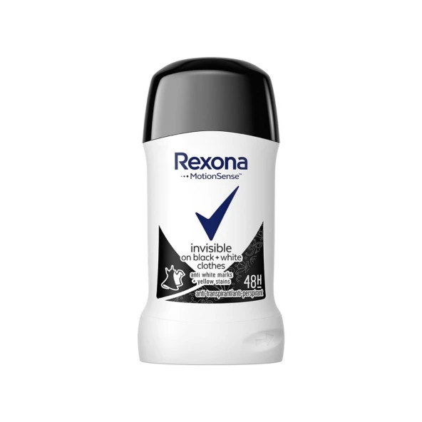 Rexona Stick 40ml Women İnvisible Black & White ürün görseli 1