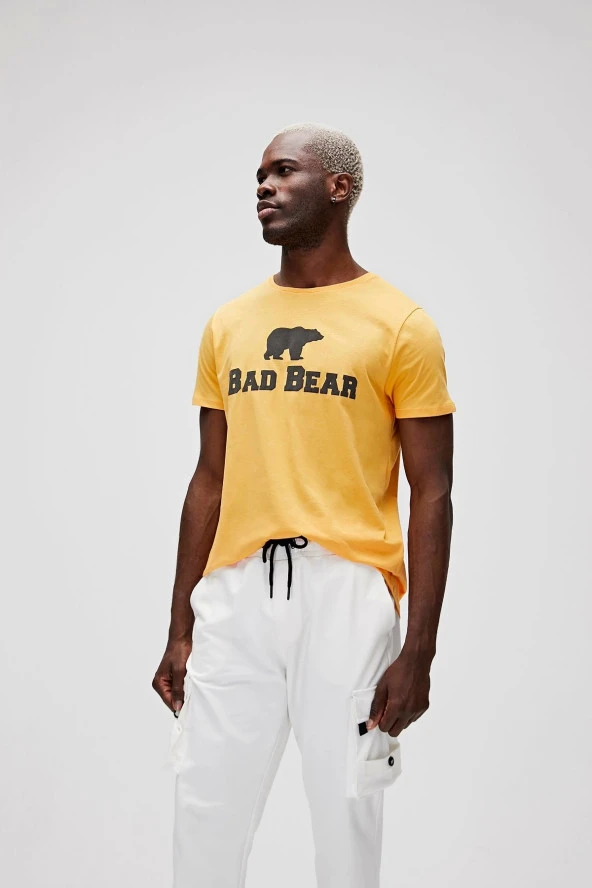 BAD BEAR Bear Tee Mustard Men's T-Shirt - Resim 2