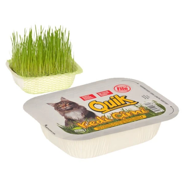 Quik Doğal Kedi Çimi (Fileli) ürün görseli 1