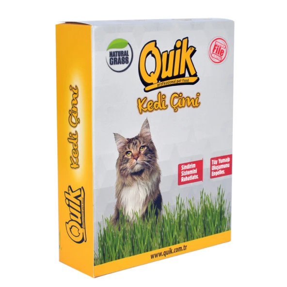 Quik Doğal Kedi Çimi (Fileli) - Resim 2