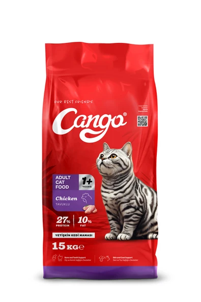 Cango Yetişkin Kedi Maması Tavuk Etli 15Kg ürün görseli 1