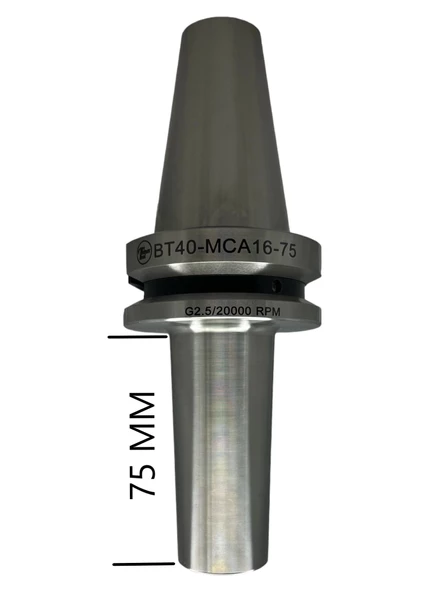 BT40 MCA16 - 75 BOY VİDALI TUTUCU M16X75 BOY VİDALI TUTUCU 20.000 devir balans alınmıştır ürün görseli 1